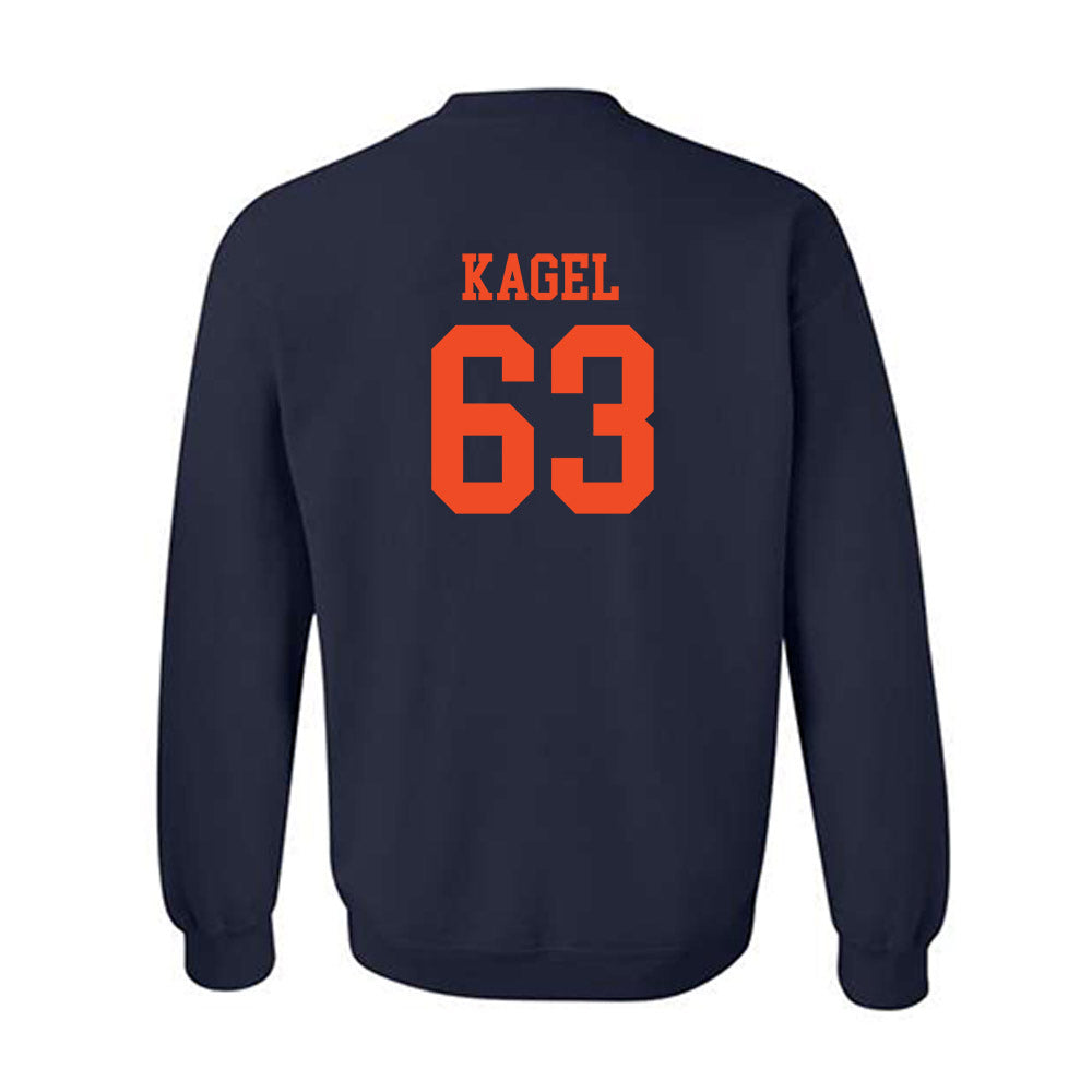 Virginia - NCAA Football : Joey Kagel - Navy Classic Shersey Sweatshirt