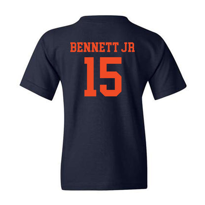 Virginia - NCAA Football : Chico Bennett Jr - Navy Classic Shersey Youth T-Shirt