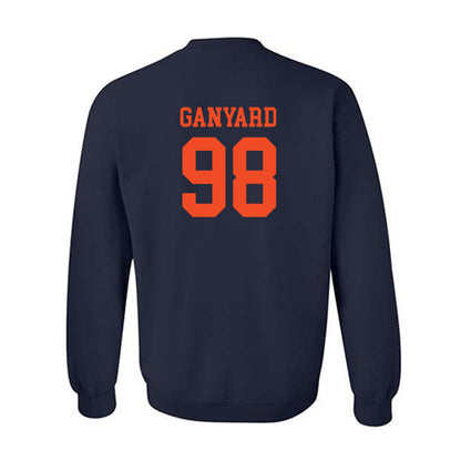 Virginia - NCAA Football : Matthew Ganyard - Navy Classic Shersey Sweatshirt