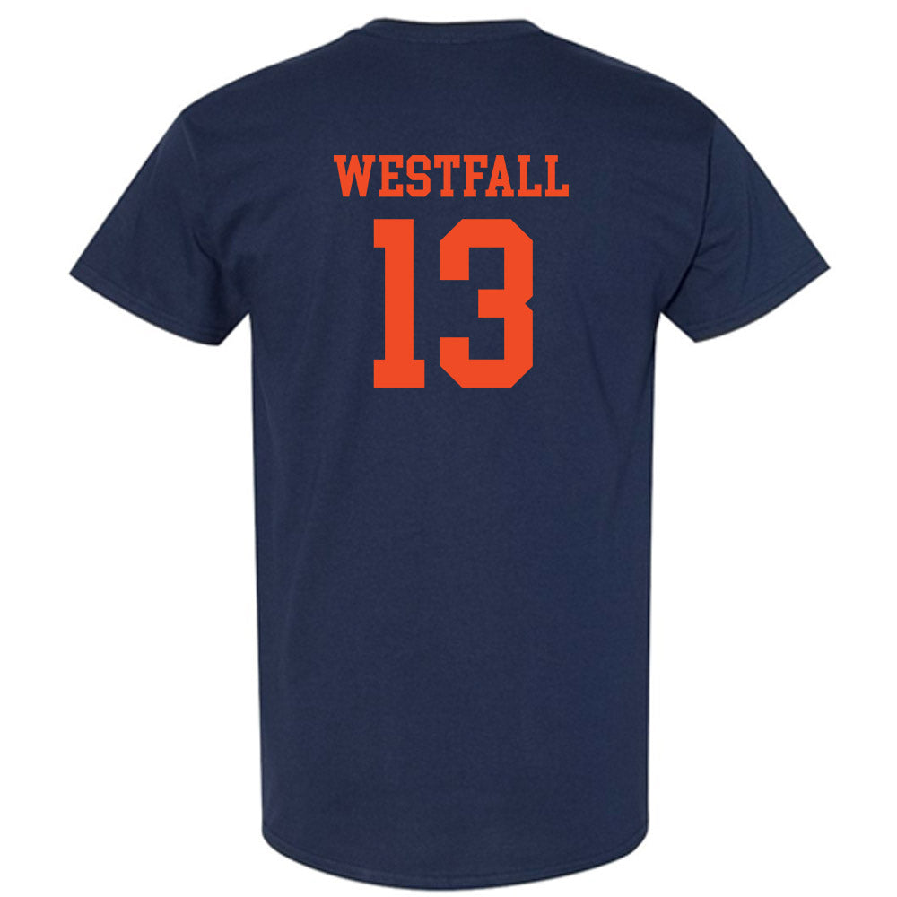 Virginia - NCAA Football : Sam Westfall - Navy Classic Shersey Short Sleeve T-Shirt