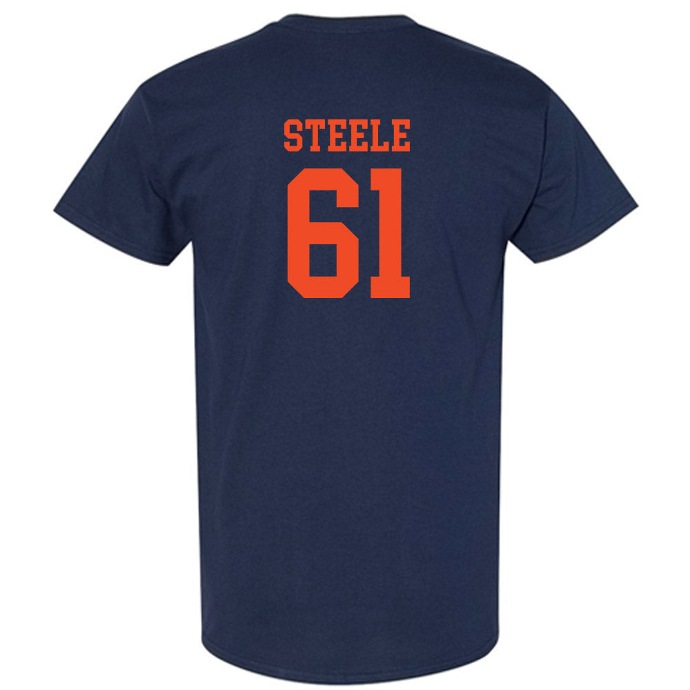 Virginia - NCAA Football : Dane Steele - Navy Classic Shersey Short Sleeve T-Shirt