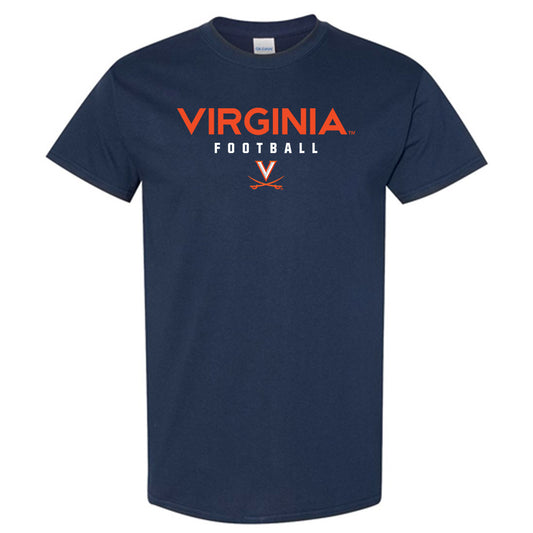 Virginia - NCAA Football : Aaron Faumui - Navy Classic Shersey Short Sleeve T-Shirt