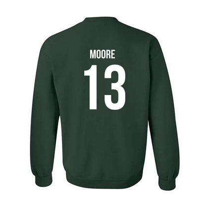 Michigan State - NCAA Women's Volleyball : Aliyah Moore - Green Replica Shersey Sweatshirt