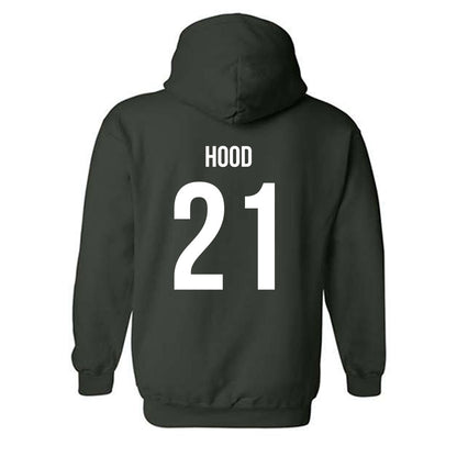 Michigan State - NCAA Women's Volleyball : Kaya Hood - Green Replica Shersey Hooded Sweatshirt