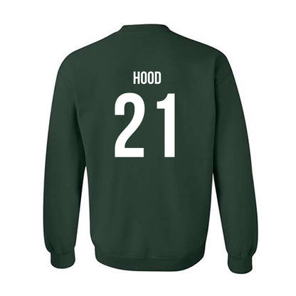 Michigan State - NCAA Women's Volleyball : Kaya Hood - Green Replica Shersey Sweatshirt