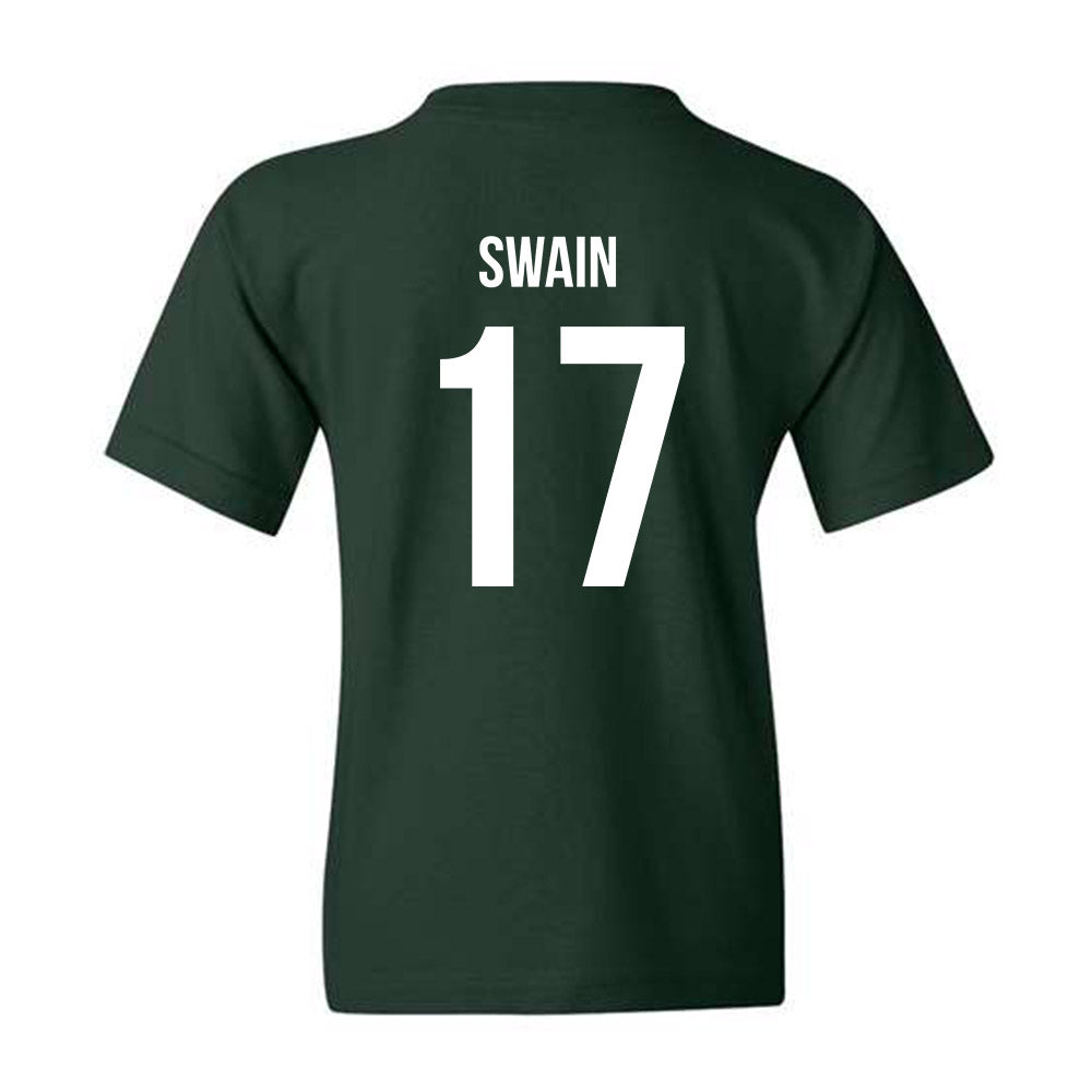 Michigan State - NCAA Women's Volleyball : Jayhlin Swain - Green Replica Shersey Youth T-Shirt