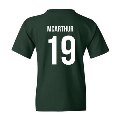 Michigan State - NCAA Women's Volleyball : Amani McArthur - Green Replica Shersey Youth T-Shirt