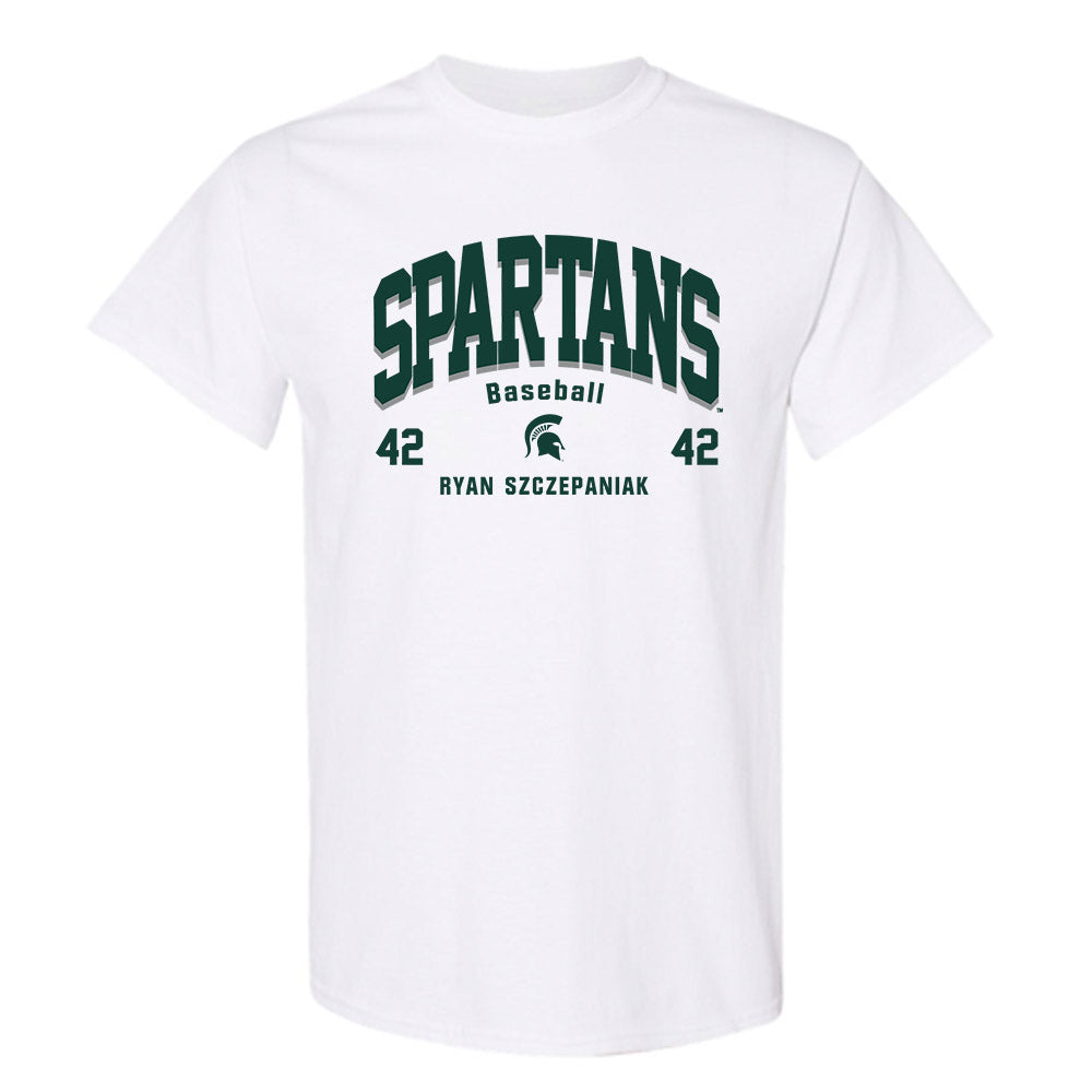 Michigan State - NCAA Baseball : Ryan Szczepaniak - T-Shirt Classic Fashion Shersey