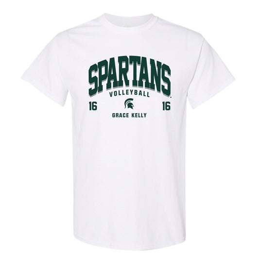 Michigan State - NCAA Women's Volleyball : Grace Kelly - Classic Fashion Shersey Short Sleeve T-Shirt