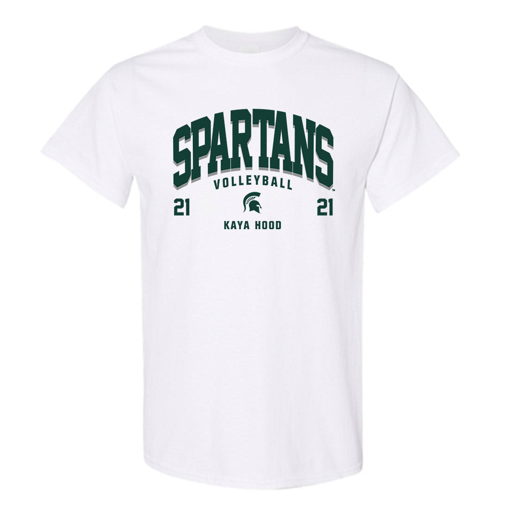 Michigan State - NCAA Women's Volleyball : Kaya Hood - Classic Fashion Shersey Short Sleeve T-Shirt