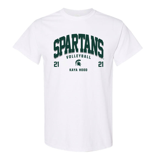 Michigan State - NCAA Women's Volleyball : Kaya Hood - Classic Fashion Shersey Short Sleeve T-Shirt