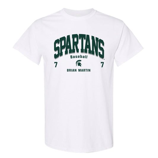 Michigan State - NCAA Baseball : Brian Martin - T-Shirt Classic Fashion Shersey