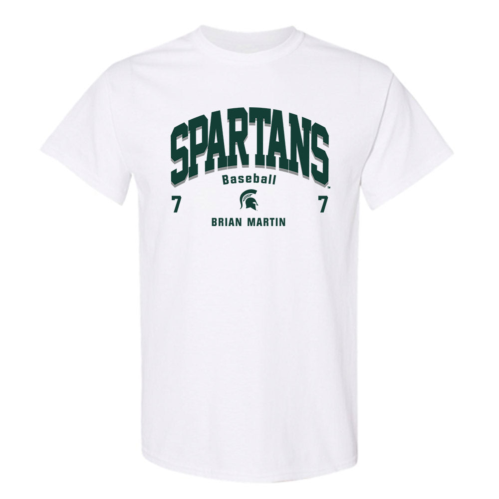 Michigan State - NCAA Baseball : Brian Martin - T-Shirt Classic Fashion Shersey