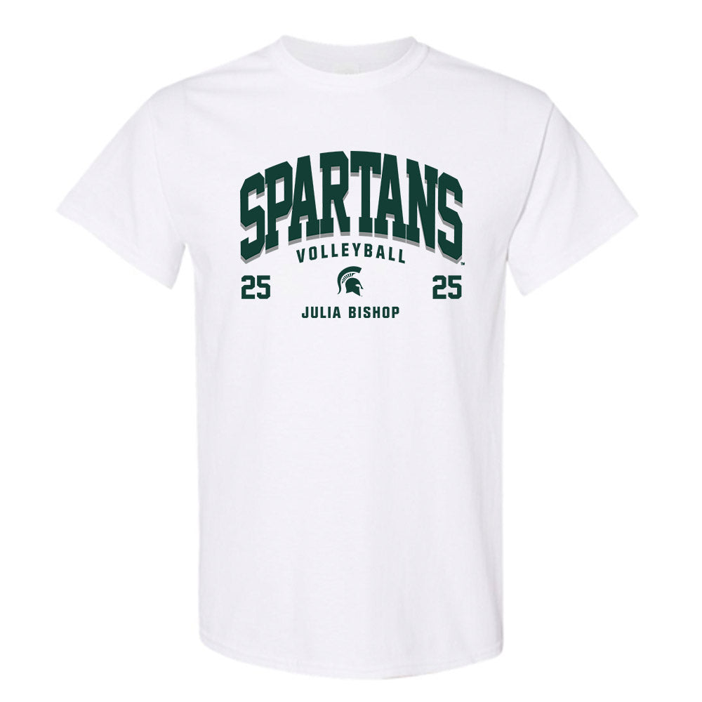 Michigan State - NCAA Women's Volleyball : Julia Bishop - Classic Fashion Shersey Short Sleeve T-Shirt