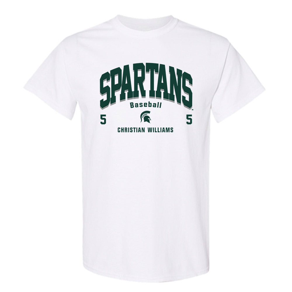 Michigan State - NCAA Baseball : Christian Williams - T-Shirt Classic Fashion Shersey