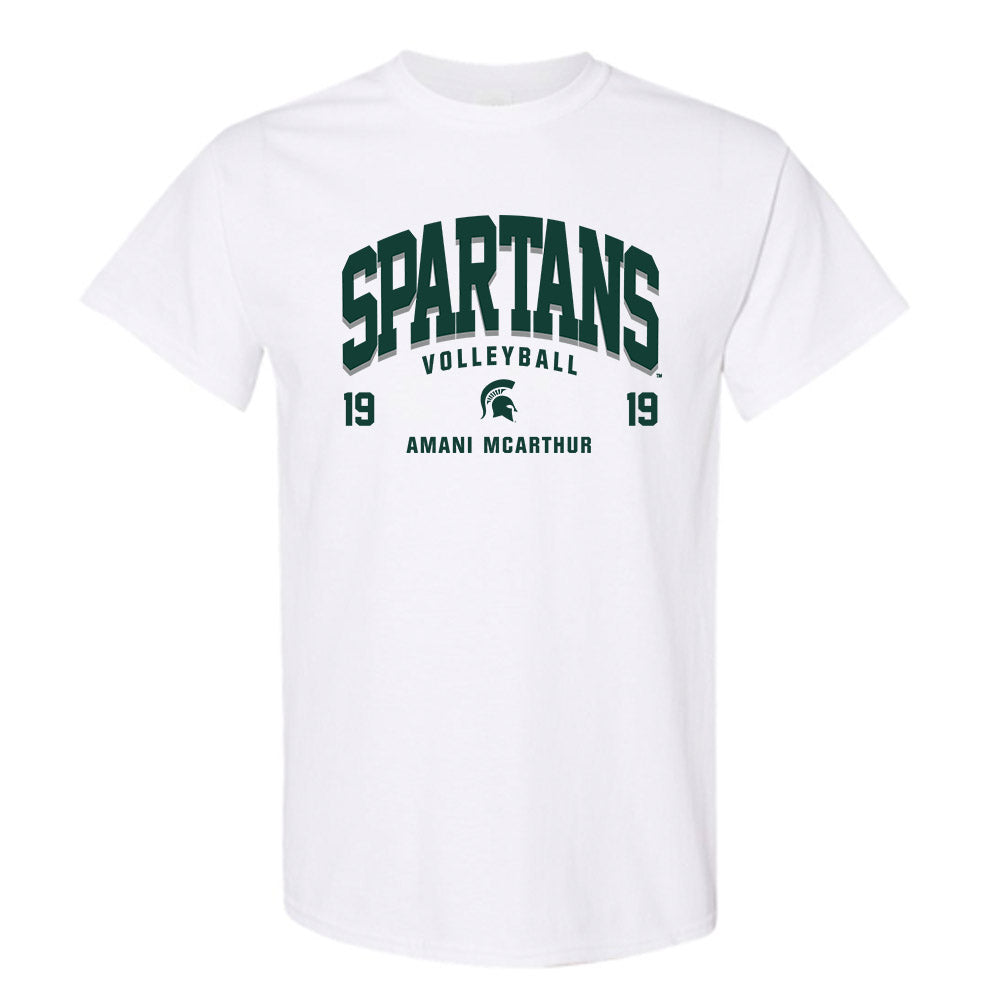 Michigan State - NCAA Women's Volleyball : Amani McArthur - Classic Fashion Shersey Short Sleeve T-Shirt