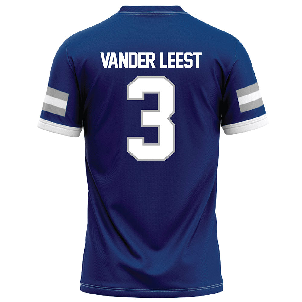 Drake - NCAA Football : Gage Vander Leest - Royal Jersey