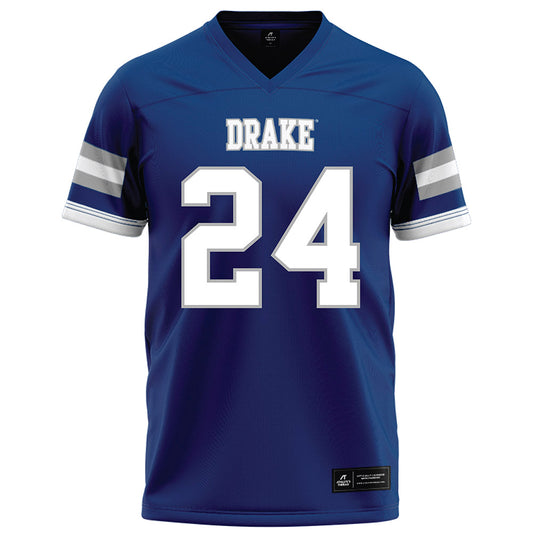 Drake - NCAA Football : Jake Metze - Royal Jersey