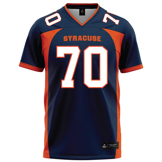Syracuse - NCAA Football : Enrique Cruz Jr - Blue Jersey