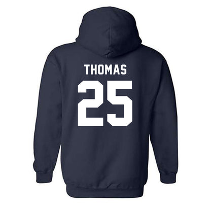 Murray State - NCAA Women's Basketball : Destiny Thomas - Navy Classic Hooded Sweatshirt