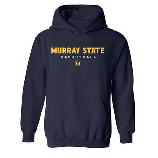 Murray State - NCAA Women's Basketball : Trinity White - Navy Classic Shersey Hooded Sweatshirt