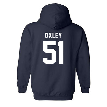 Murray State - NCAA Football : Jackson Oxley - Navy Classic Hooded Sweatshirt
