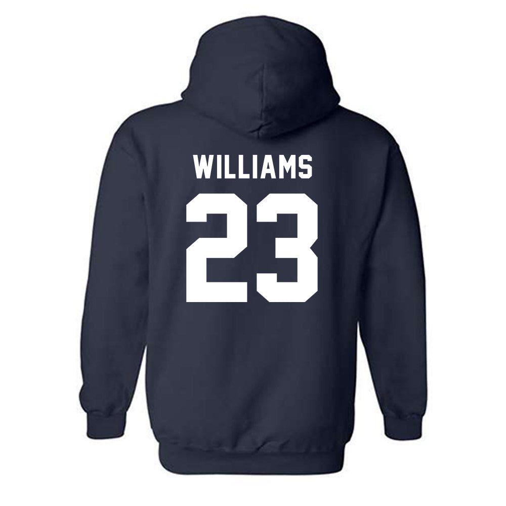 Murray State - NCAA Football : Tam Williams - Navy Classic Hooded Sweatshirt