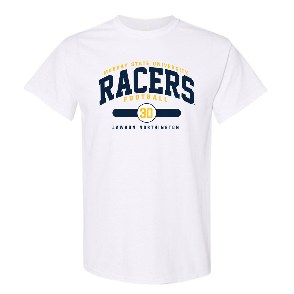 Murray State - NCAA Football : Jawaun Northington - White Classic Fashion Short Sleeve T-Shirt