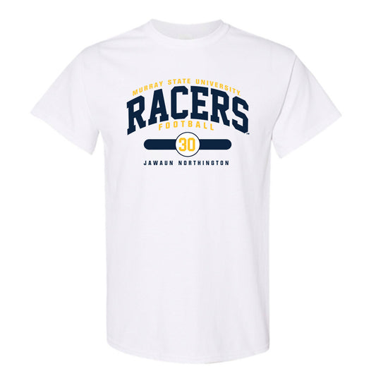 Murray State - NCAA Football : Jawaun Northington - White Classic Fashion Short Sleeve T-Shirt