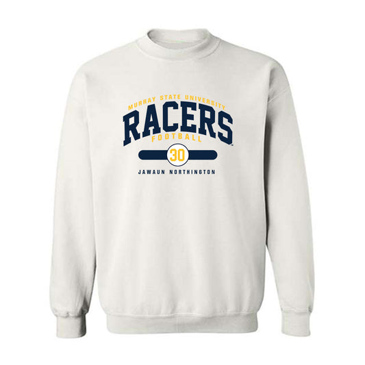 Murray State - NCAA Football : Jawaun Northington - White Classic Fashion Sweatshirt