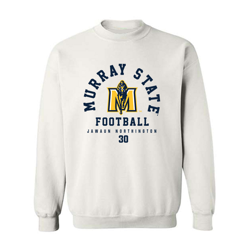 Murray State - NCAA Football : Jawaun Northington - White Classic Fashion Sweatshirt