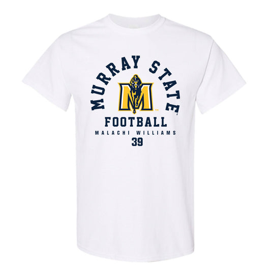 Murray State - NCAA Football : Malachi Williams - White Classic Fashion Short Sleeve T-Shirt