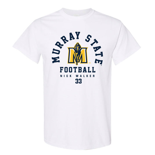 Murray State - NCAA Football : Nick Walker - White Classic Fashion Short Sleeve T-Shirt