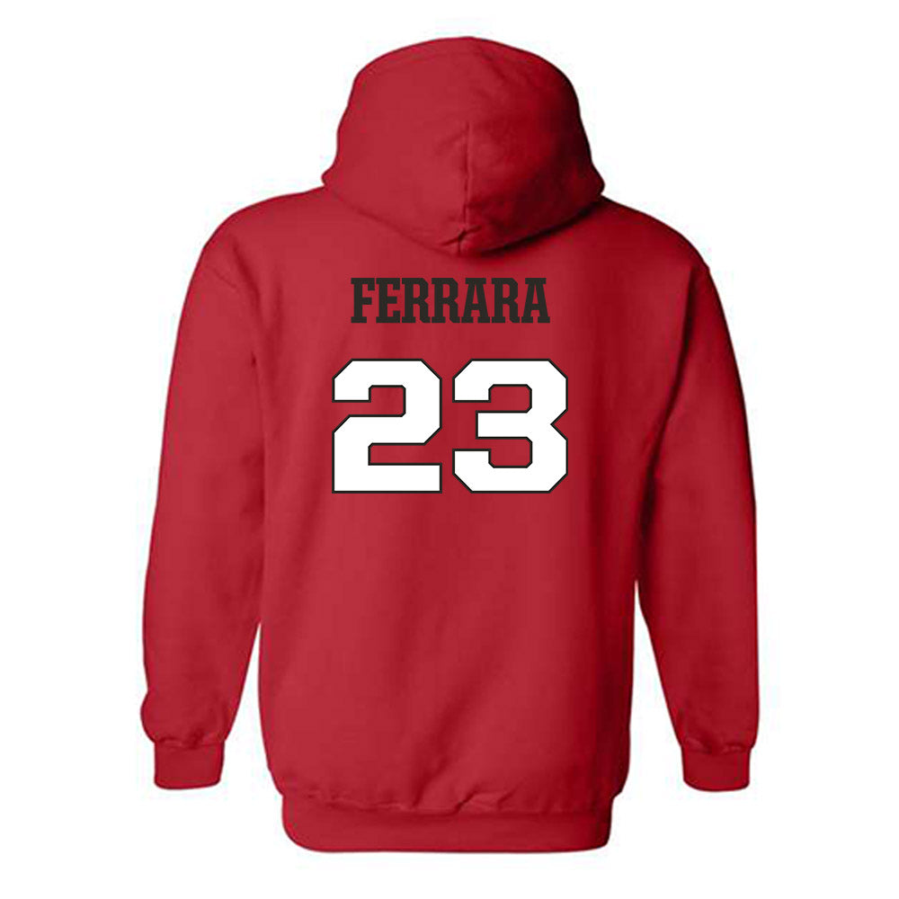 Fairfield - NCAA Baseball : Dean Ferrara - Hooded Sweatshirt Sports Shersey