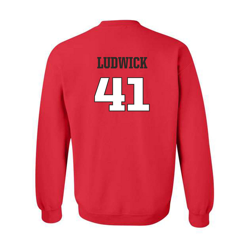 Fairfield - NCAA Baseball : Eric Ludwick - Crewneck Sweatshirt Sports Shersey