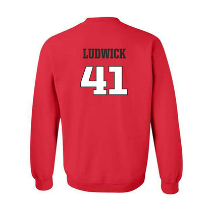 Fairfield - NCAA Baseball : Eric Ludwick - Crewneck Sweatshirt Sports Shersey