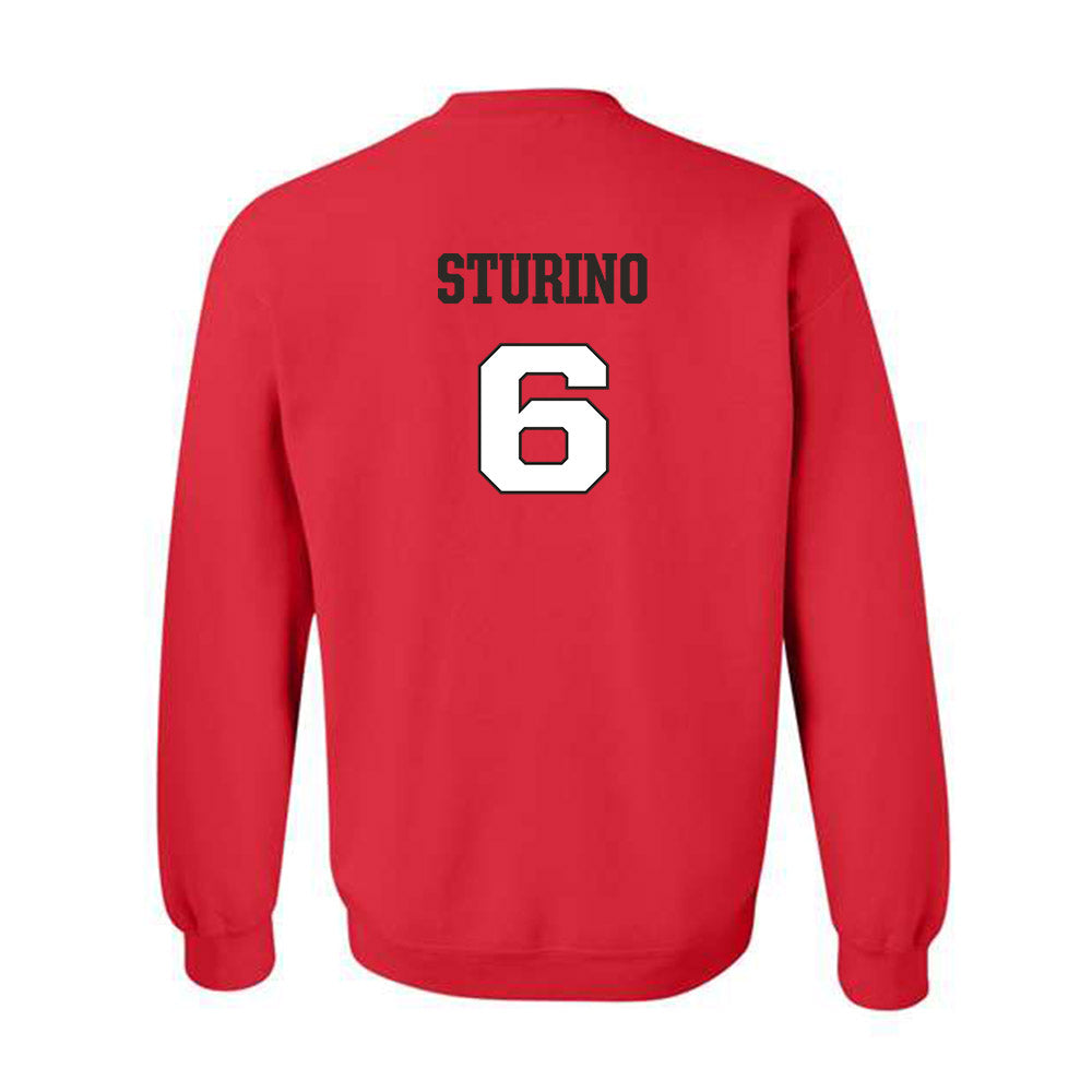 Fairfield - NCAA Baseball : Nick Sturino - Crewneck Sweatshirt Sports Shersey