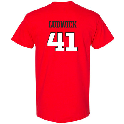 Fairfield - NCAA Baseball : Eric Ludwick - T-Shirt Sports Shersey