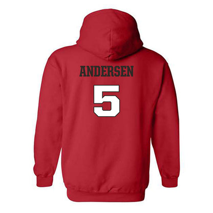 Fairfield - NCAA WoMen's Basketball : Meghan Andersen - Hooded Sweatshirt Classic Shersey