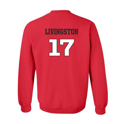 Fairfield - NCAA Men's Lacrosse : Nate Livingston - Crewneck Sweatshirt Classic Shersey