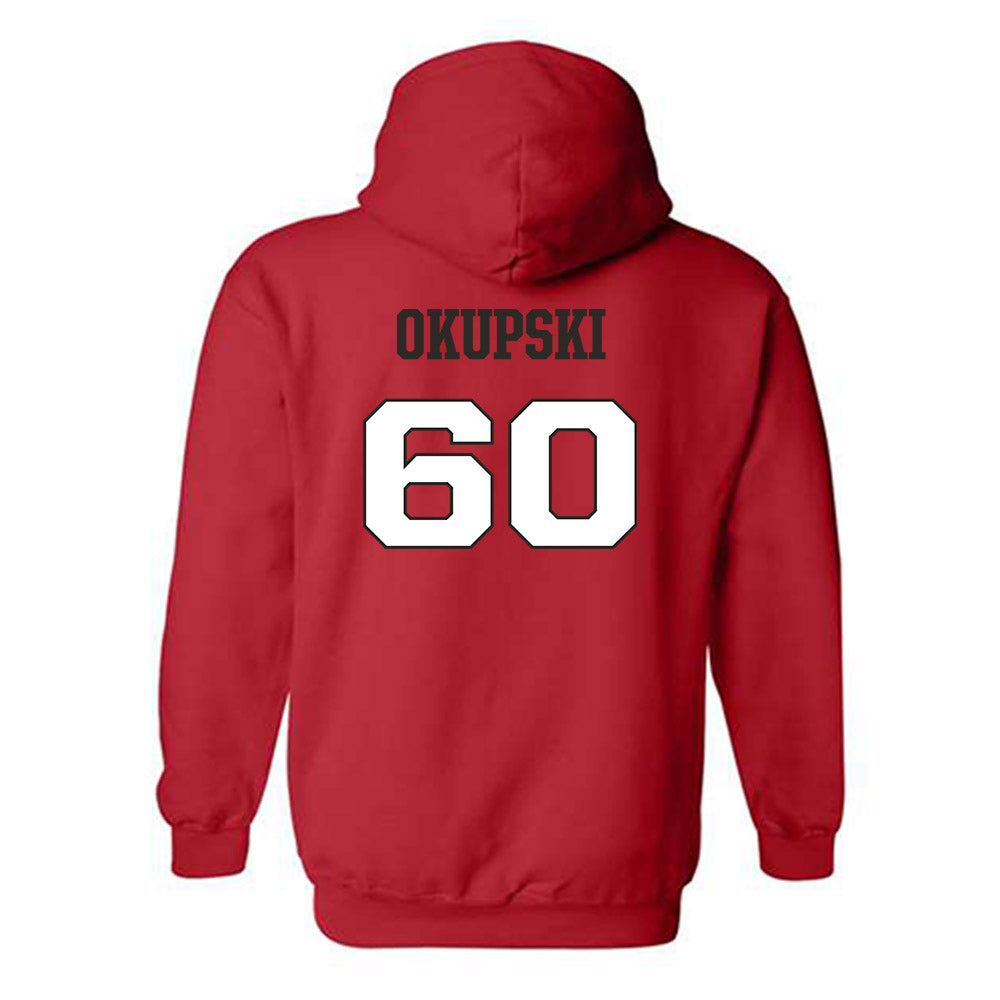 Fairfield - NCAA Men's Lacrosse : John Okupski - Hooded Sweatshirt Classic Shersey