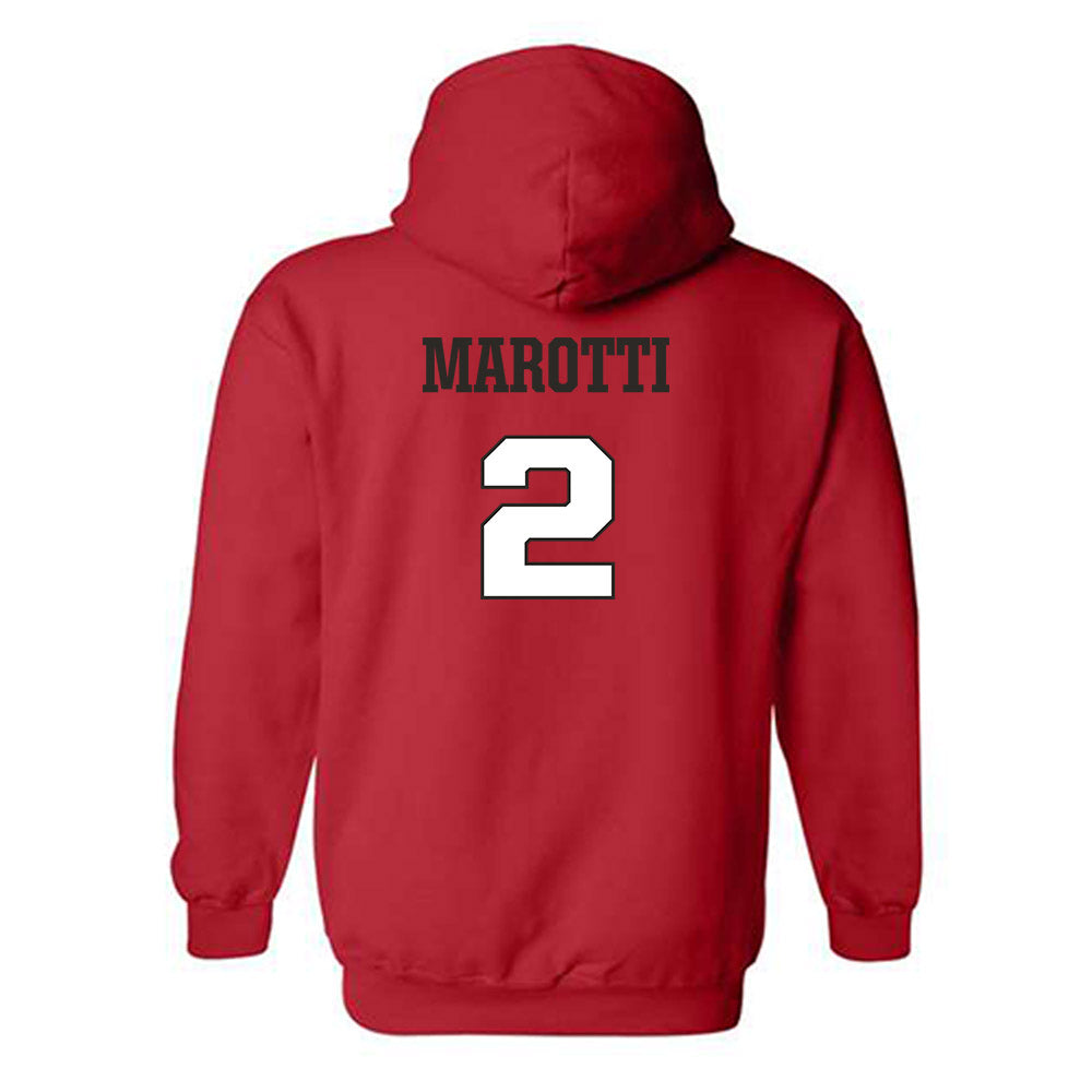 Fairfield - NCAA Women's Lacrosse : Brooke Marotti - Hooded Sweatshirt Classic Shersey