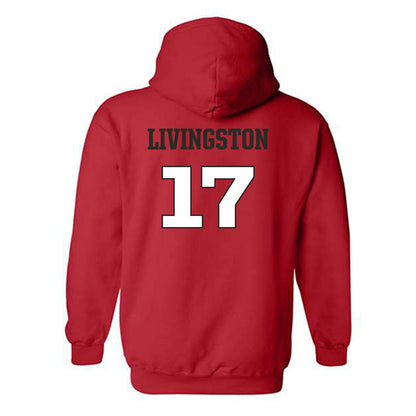 Fairfield - NCAA Men's Lacrosse : Nate Livingston - Hooded Sweatshirt Classic Shersey