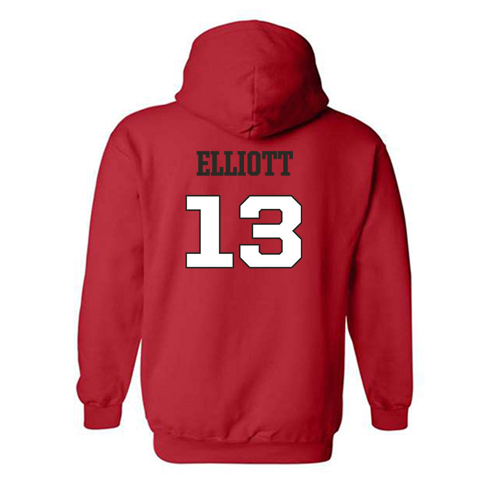 Fairfield - NCAA Women's Volleyball : Allie Elliott - Hooded Sweatshirt   Classic Shersey