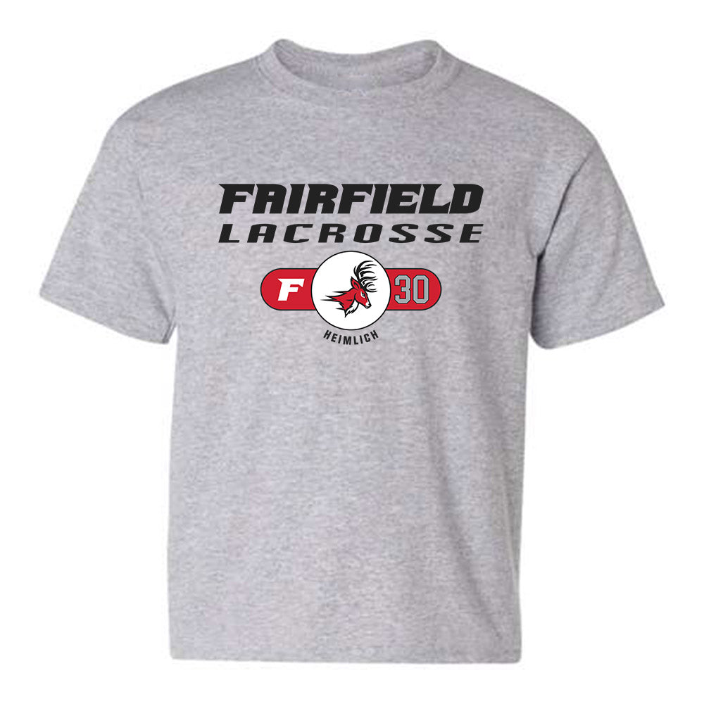 Fairfield - NCAA Men's Lacrosse : Lars Heimlich - Youth T-Shirt Classic Fashion Shersey