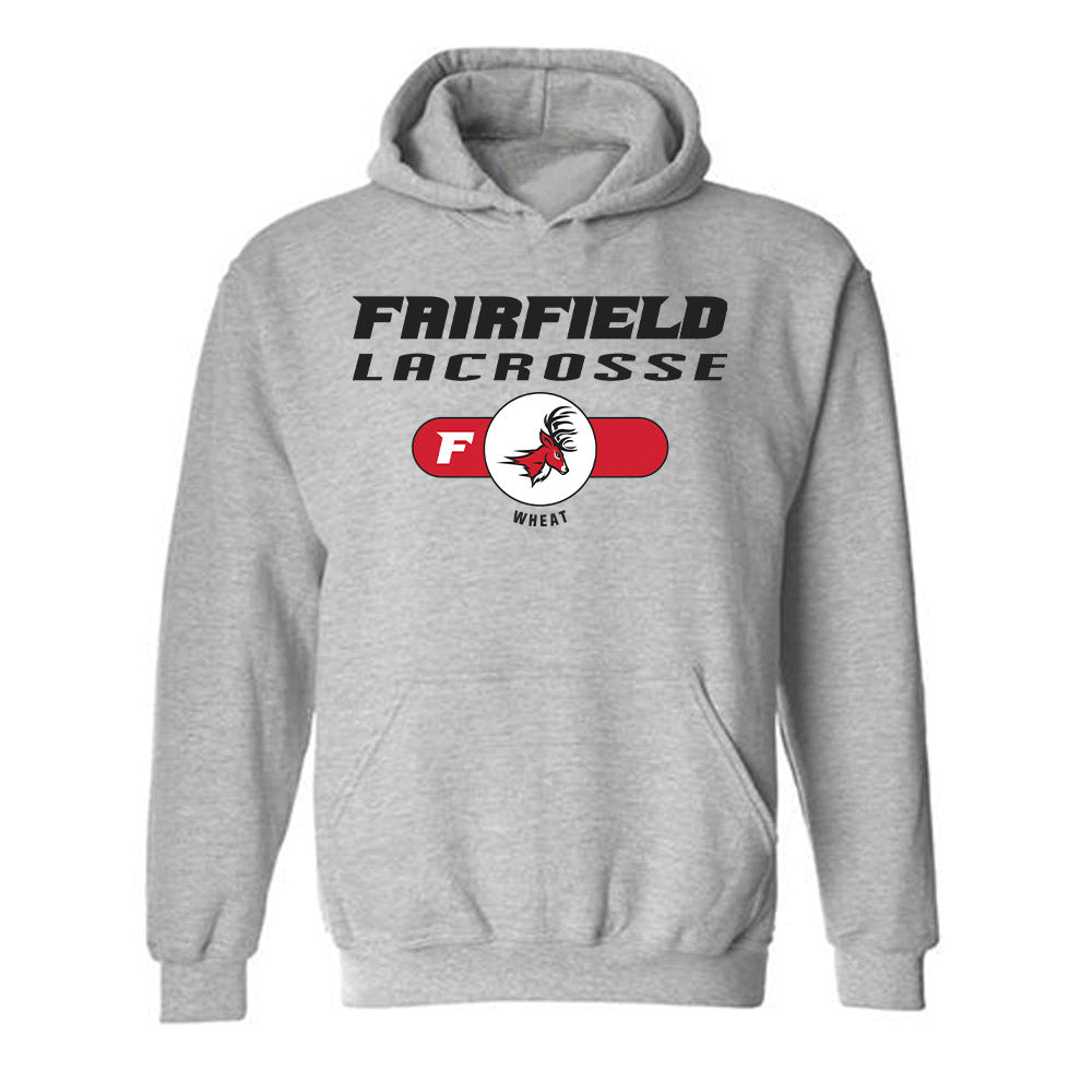 Fairfield - NCAA Men's Lacrosse : Jonathan Wheat - Hooded Sweatshirt Classic Fashion Shersey