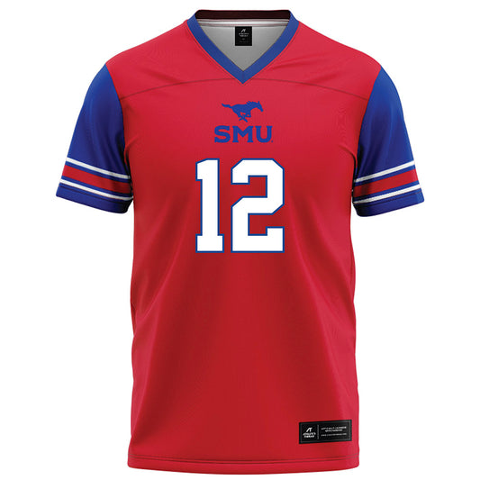 SMU - NCAA Football : Isaiah Nwokobia - Red Jersey