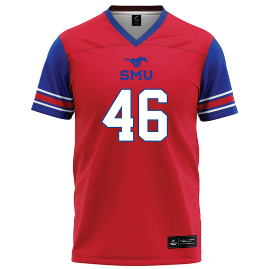 SMU - NCAA Football : Trent Strong - Red Jersey