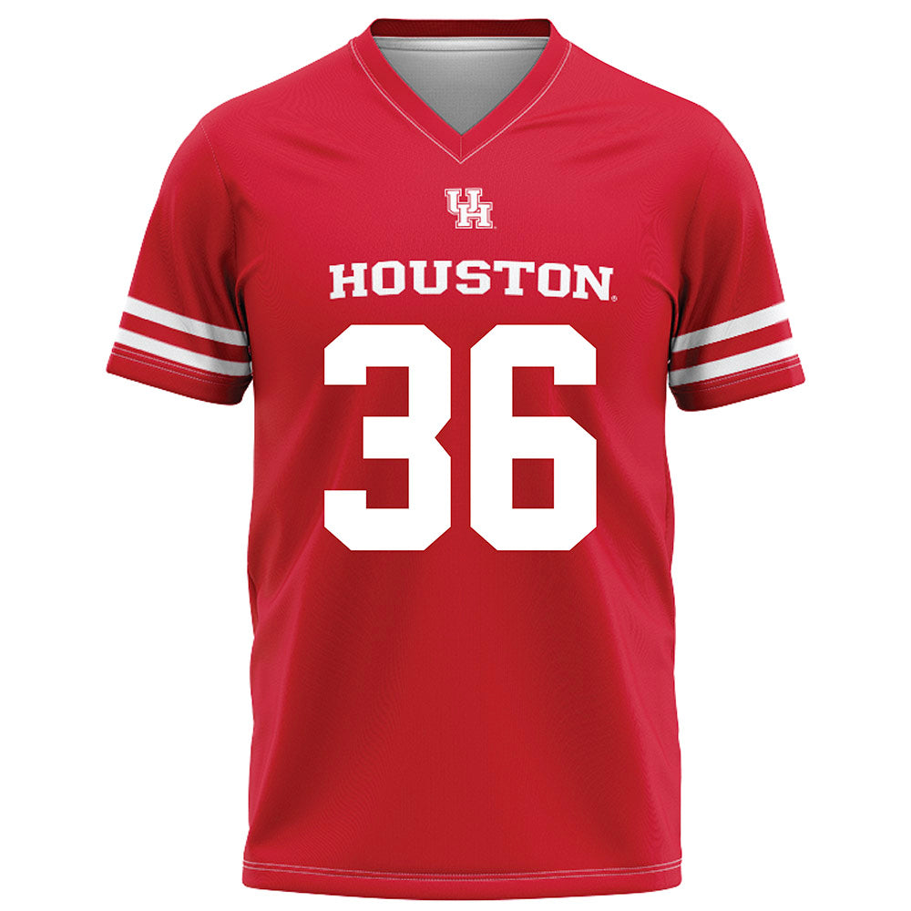 Houston - NCAA Football : Sherman Smith - Football Jersey Red