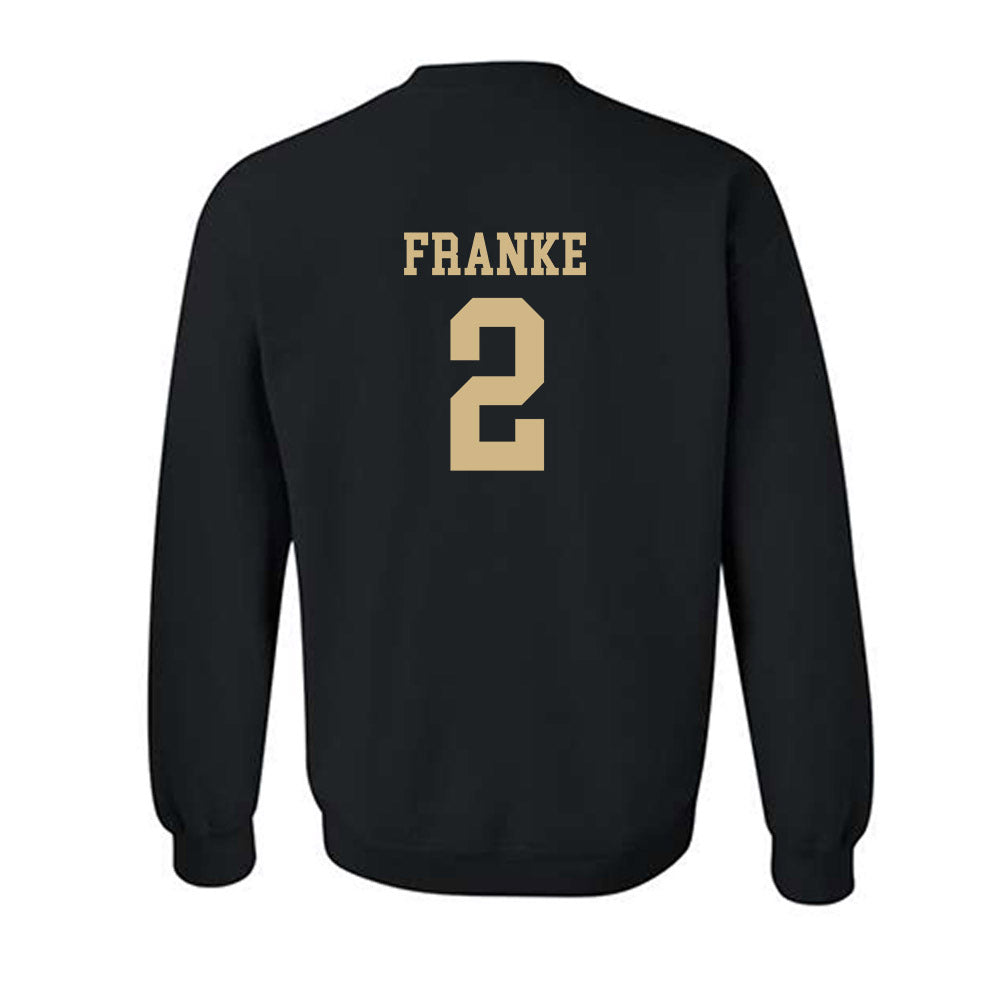 Wake Forest - NCAA Women's Volleyball : Olivia Franke - Black Classic Shersey Sweatshirt